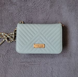 bebe blue sophia crossbody purse